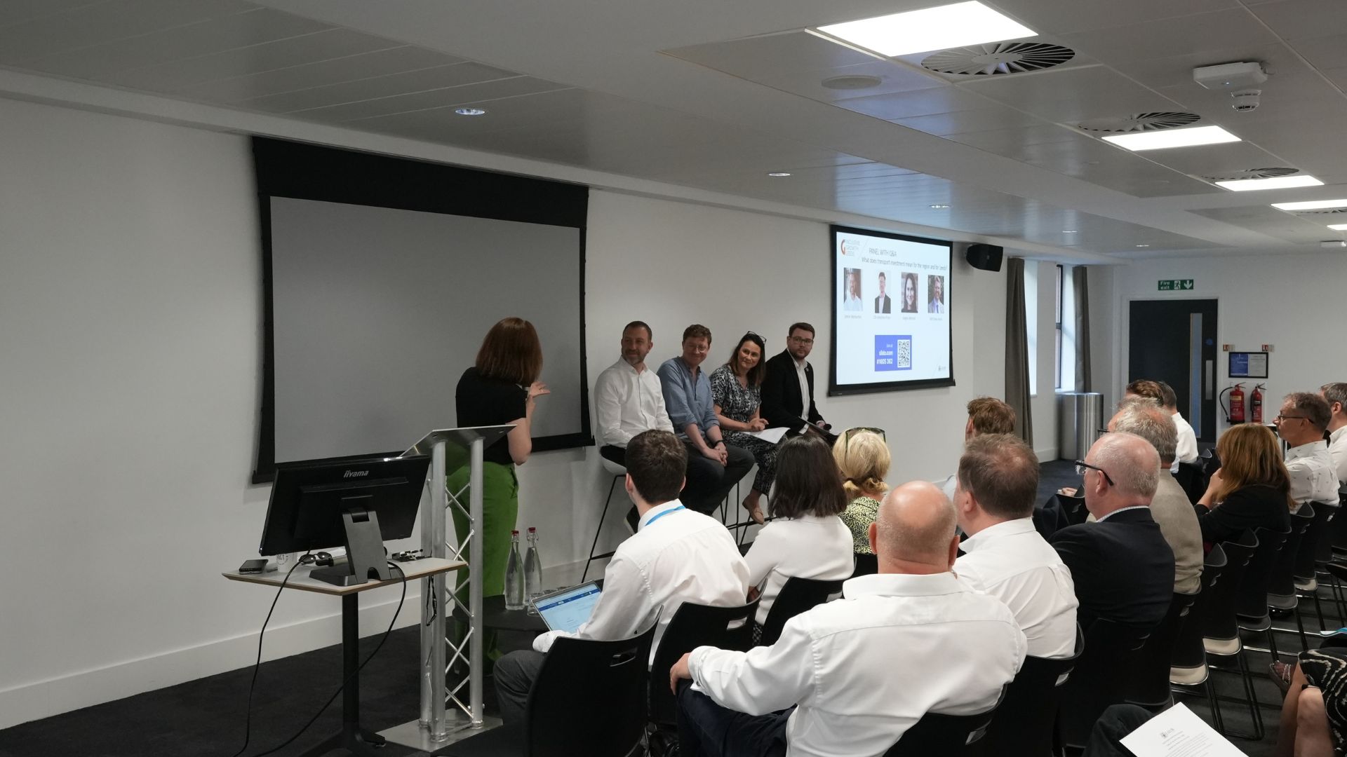 Image of panel at Inclusive Growth Event July