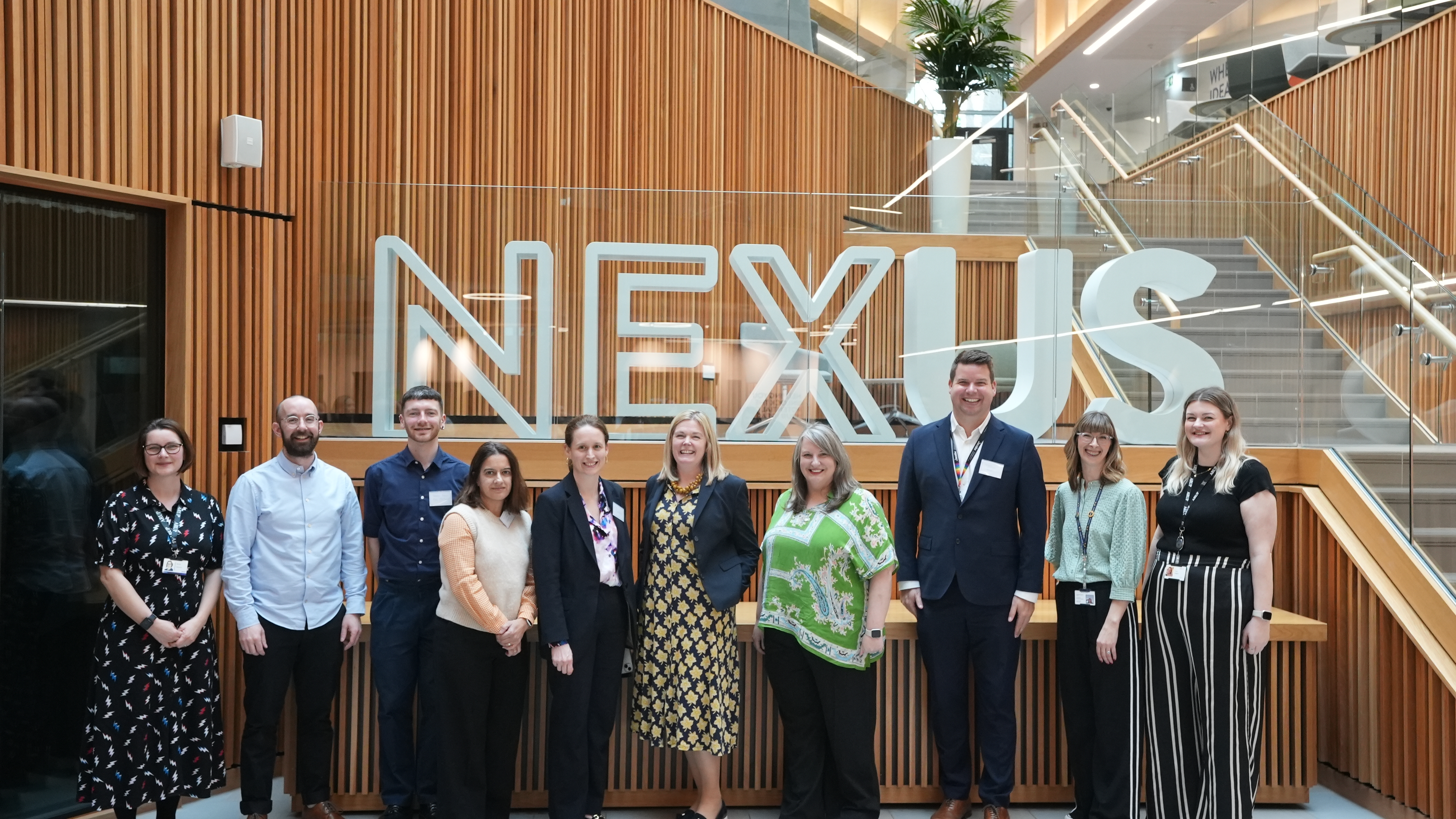 Photograph of some of the members of Leeds Business Anchors in Nexus, University of Leeds
